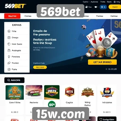 Navegação no site 569bet opções e funcionalidades